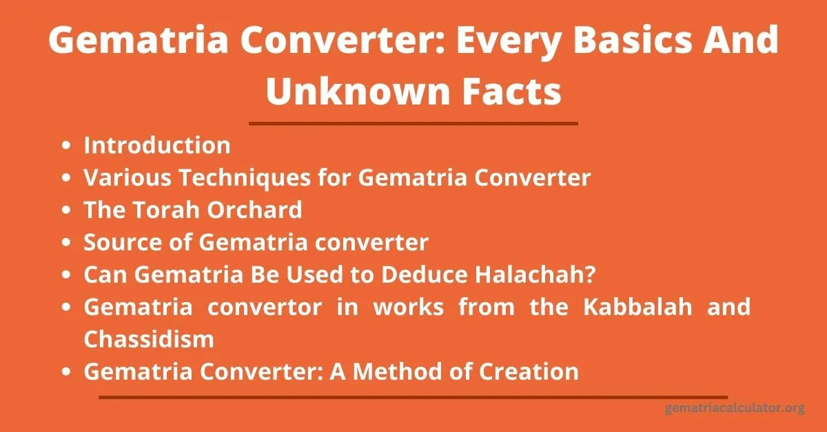 Gematria Converter Every Basics And Unknown Facts