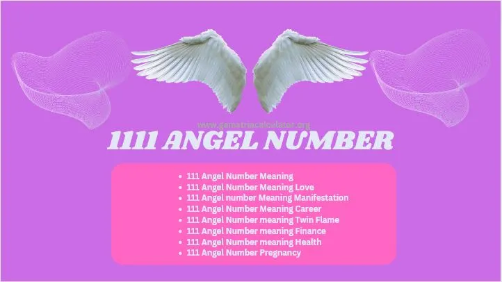 111 angel number meanings