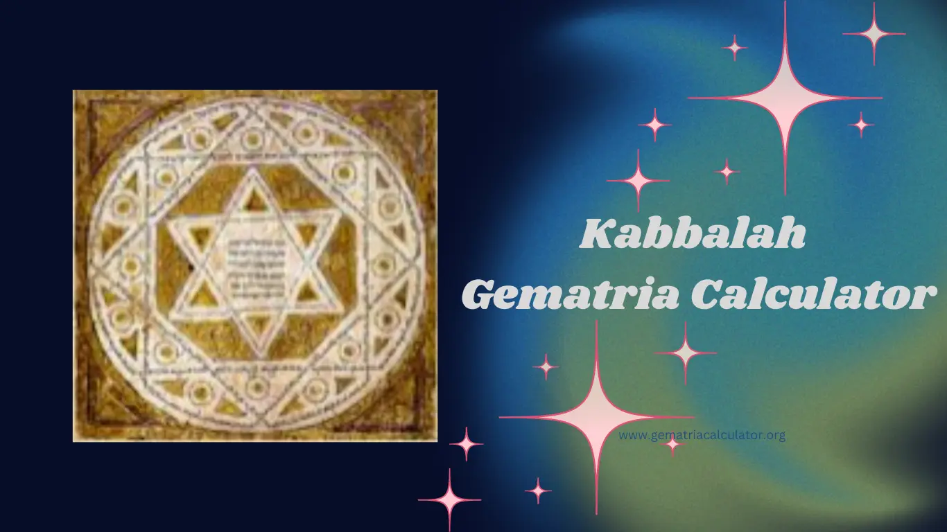 Kabbalah Gematria Calculator